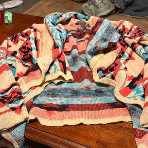 Women's Multicolor Patterned Sweater